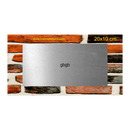 RVS Naambord 200 x 100 mm Ontwerpen INOX 316