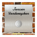 RVS Deurbel Voordeur Online Ontwerpen Onder